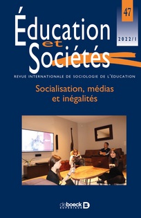 Dossier – Socialisation, médias et inégalités – Éducation et sociétés